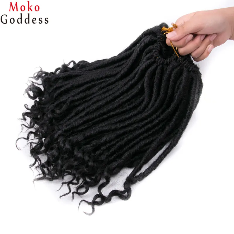 Mokogoddess 5Pcs/Lot Short Crochet Braiding Hair 14" Goddess Locs Faux Crochets Braids Synthetic African Hair Extensions
Mokogoddess 5Pcs/Lot Short Crochet Braiding Hair 14" Goddess Locs Faux Crochets Braids Synthetic African Hair Extensions