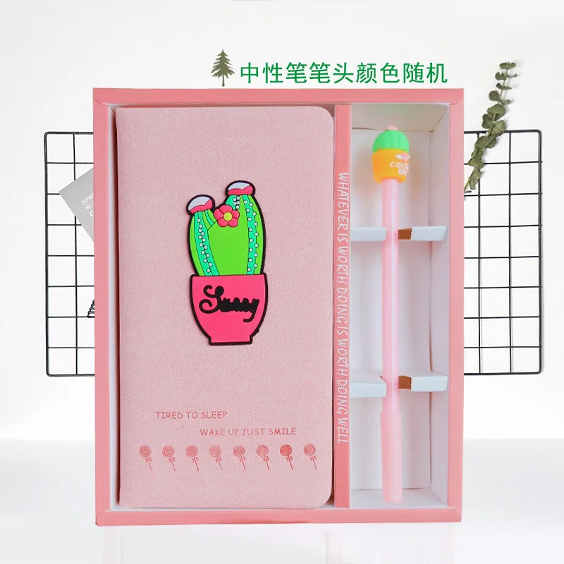 New Arrival Cute green Cactus Notebook gel pen set with box Weekly Planner School Office Supplies Kawaii Stationery
New Arrival Cute green Cactus Notebook gel pen set with box Weekly Planner School Office Supplies Kawaii Stationery