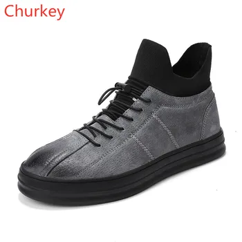 Fashion Leather Male Shoes Spring Autumn High to Help Warm Shoes Men Sneakers Light Outdoor Casual Sports Man Shoes
Fashion Leather Male Shoes Spring Autumn High to Help Warm Shoes Men Sneakers Light Outdoor Casual Sports Man Shoes