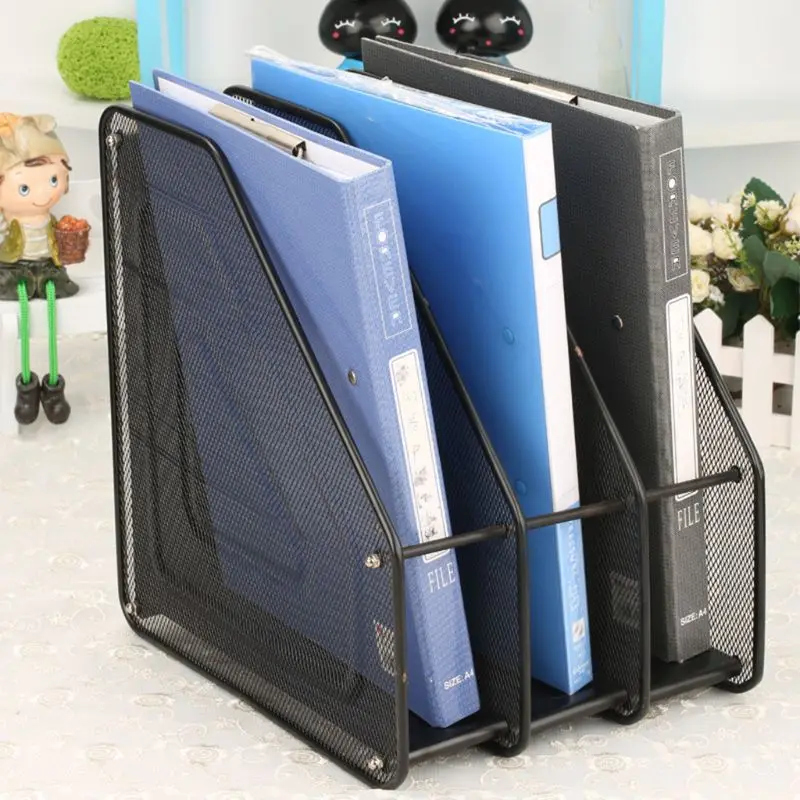 3 Column Metal Mesh Document Rack File Holder Letter Magazine Newspaper Tray for Home Office Desk Organizer Supplies
3 Column Metal Mesh Document Rack File Holder Letter Magazine Newspaper Tray for Home Office Desk Organizer Supplies