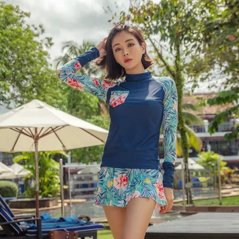 Swimsuits Woman 2019 Korean Swimwear Windsurf For Women's Separate Lady's Swimsuit Long Sleeve Sports Sexy Skirt Split Print
Swimsuits Woman 2019 Korean Swimwear Windsurf For Women's Separate Lady's Swimsuit Long Sleeve Sports Sexy Skirt Split Print