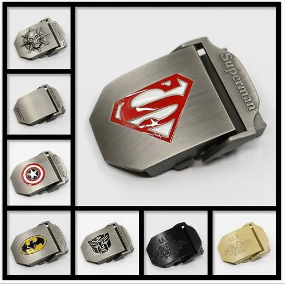 MIXORDER Automatic Belt Buckles Superman Batman US Army Superhero Belt Buckle Suit Military Canvas Belt Width 38mm DIY Accessory
MIXORDER Automatic Belt Buckles Superman Batman US Army Superhero Belt Buckle Suit Military Canvas Belt Width 38mm DIY Accessory