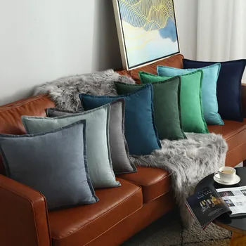 Solid Suede Cushion Cover Blue Green Grey Orange Pink Home Decorative Pillow Cover Lumber Pillow Case 45X45CM/30x50cm/60x60cm
Solid Suede Cushion Cover Blue Green Grey Orange Pink Home Decorative Pillow Cover Lumber Pillow Case 45X45CM/30x50cm/60x60cm