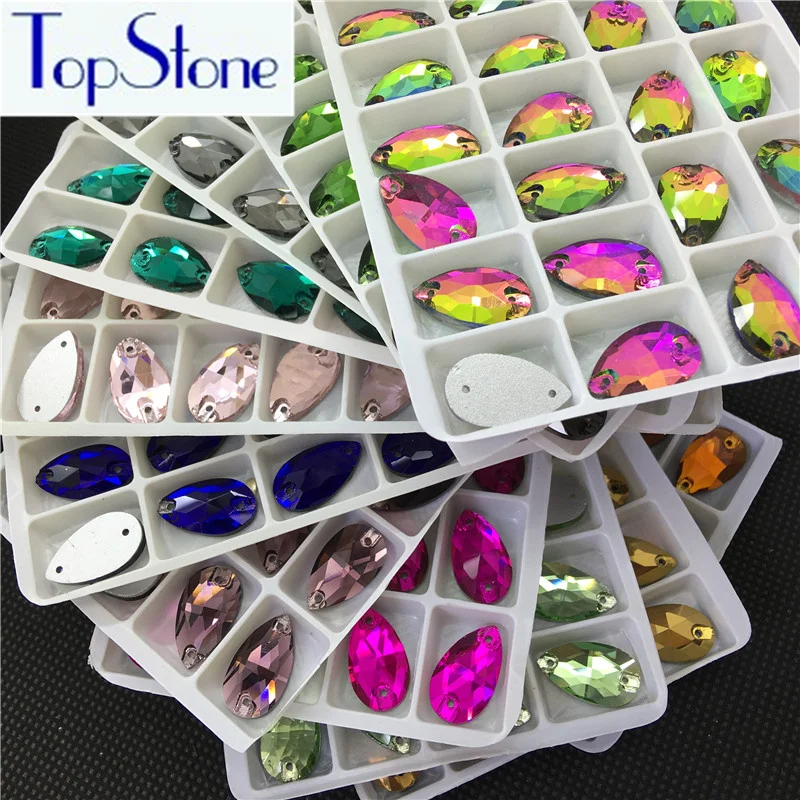 Glass Crystal Teardrop Sew On Stone All Colors Sizes Droplet Sewing Glass Crystal Rhinestone Flatback 2 holes Dress Making
Glass Crystal Teardrop Sew On Stone All Colors Sizes Droplet Sewing Glass Crystal Rhinestone Flatback 2 holes Dress Making