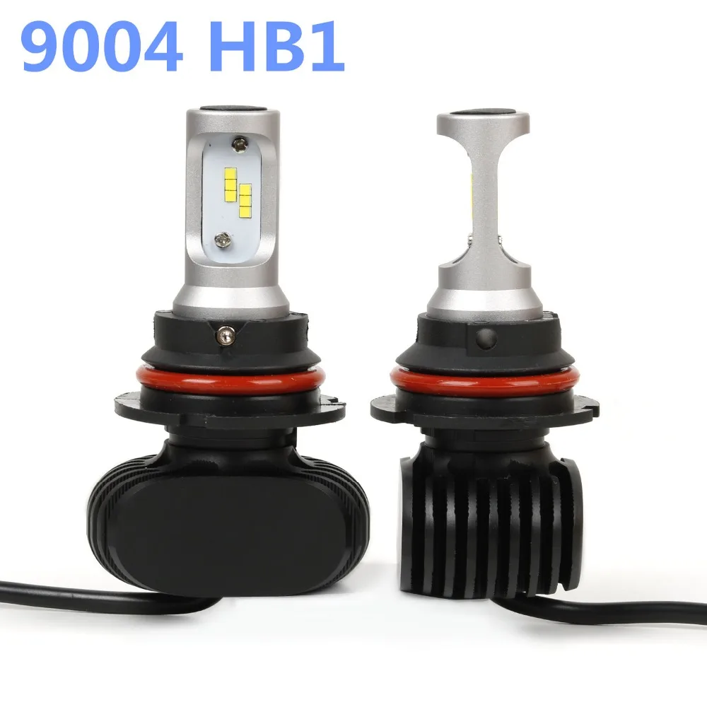 Фото 9004 HB1 светодиодные фары Hi-Lo луч автомобилей headllamp HL csp лампы 6500 К 50 Вт 8000LM для | Передние LED-фары для авто (32804443883)