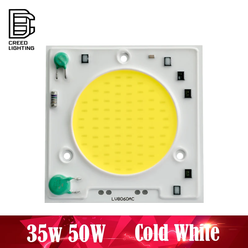 8560 LED COB Lamp Chip 35W 50W AC 110V 220V Cold White Input Smart IC Driver Fit For DIY LED Floodlight Spotlight
8560 LED COB Lamp Chip 35W 50W AC 110V 220V Cold White Input Smart IC Driver Fit For DIY LED Floodlight Spotlight