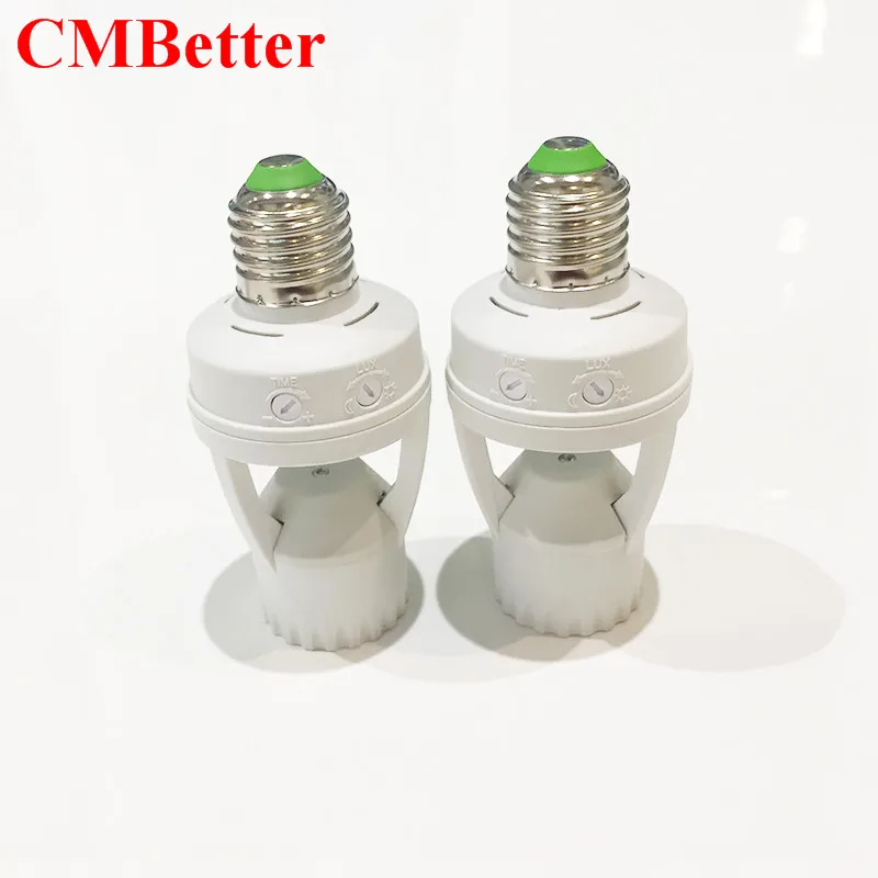 Switch E27 Standard AC 110V-240V LED Lamp Bulb Base Infrared IR Sensor Automatic Wall Light Holder Socket PIR Motion Detector (11)