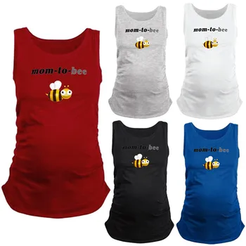 Maternity Blouse Cute Letter Print O-Neck Sleeveless Pregnant Top Vest Summer Maternity Tops Pregnancy Shirts Ropa Embarazada
Maternity Blouse Cute Letter Print O-Neck Sleeveless Pregnant Top Vest Summer Maternity Tops Pregnancy Shirts Ropa Embarazada
