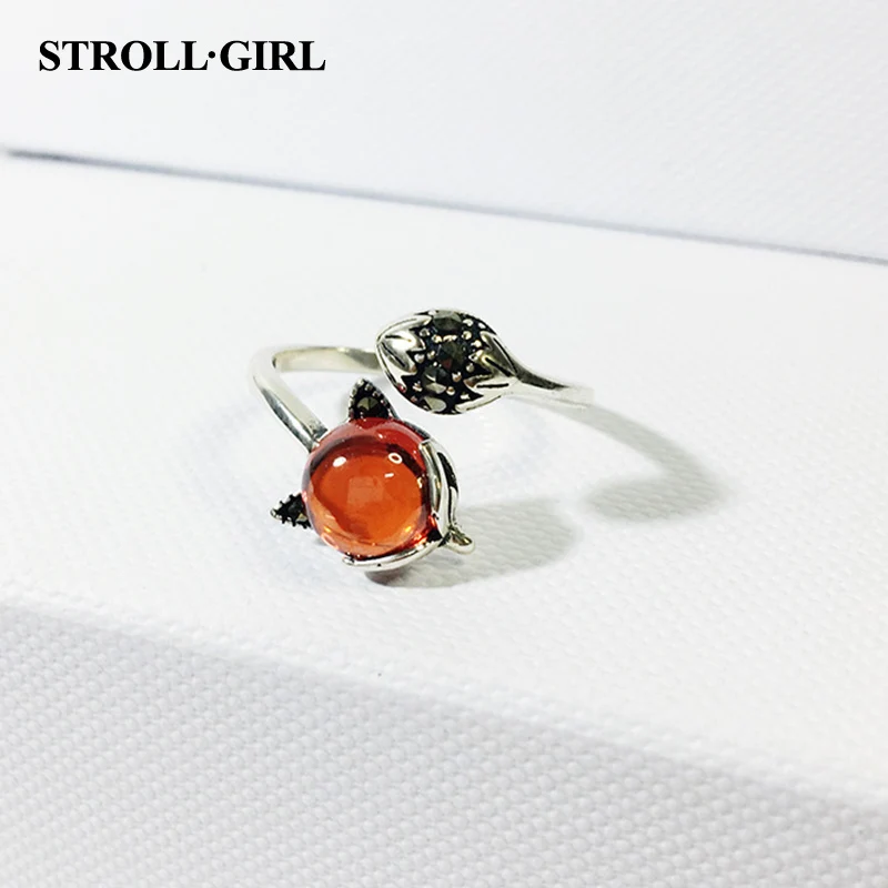 StrollGirl Hot Sale vintage silver 925 red stone fox Finger rings open size for women Fashion Jewelry on sale free shipping
StrollGirl Hot Sale vintage silver 925 red stone fox Finger rings open size for women Fashion Jewelry on sale free shipping