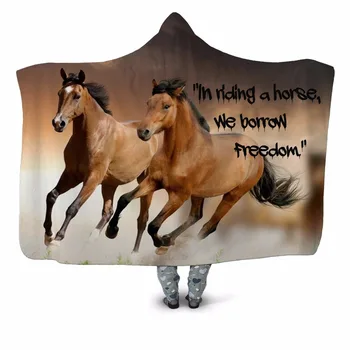 Freedom Horses 3D Print Plush Hooded Washable Blanket for Adult Child Sofa Quilt Warm Wearable Fleece Throw Blanket Home Office
Freedom Horses 3D Print Plush Hooded Washable Blanket for Adult Child Sofa Quilt Warm Wearable Fleece Throw Blanket Home Office