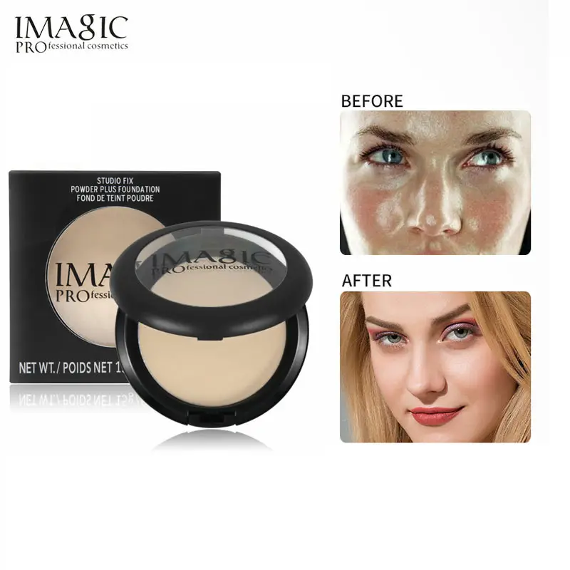 IMAGIC Face Powder Natural Make Up Foundations Oil-control Concealer Waterproof Long-lasting Pressed Powder With Cosmetic Puff
IMAGIC Face Powder Natural Make Up Foundations Oil-control Concealer Waterproof Long-lasting Pressed Powder With Cosmetic Puff