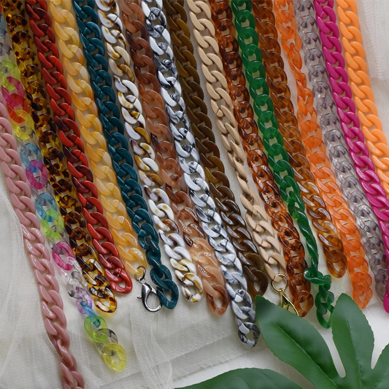 0.6 Meter 17*22MM Various Color Twist Oval Open Ring Bead Acrylic Chain Link For Diy Jewelry Necklace Making Accessories
0.6 Meter 17*22MM Various Color Twist Oval Open Ring Bead Acrylic Chain Link For Diy Jewelry Necklace Making Accessories