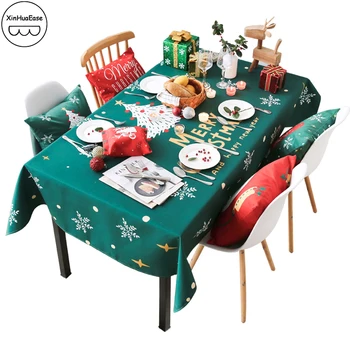 XinHuaEase Christmas Tablecloth Rectangular Table Cloth Waterproof Kerst Tafelkleed Table Cover Xmas Tablecloths Red Green color
XinHuaEase Christmas Tablecloth Rectangular Table Cloth Waterproof Kerst Tafelkleed Table Cover Xmas Tablecloths Red Green color