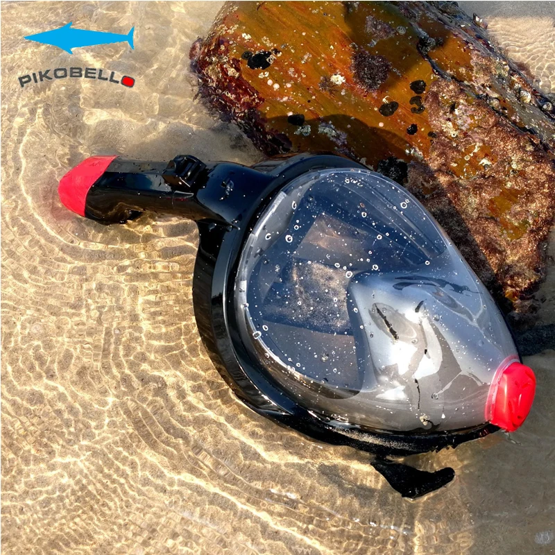 Snorkeling Swimming Diving Anti Fog Full Face Mask Snorkel 2 In 1 For Gopro 180 Degree Dry Easy Water Drainage
Snorkeling Swimming Diving Anti Fog Full Face Mask Snorkel 2 In 1 For Gopro 180 Degree Dry Easy Water Drainage