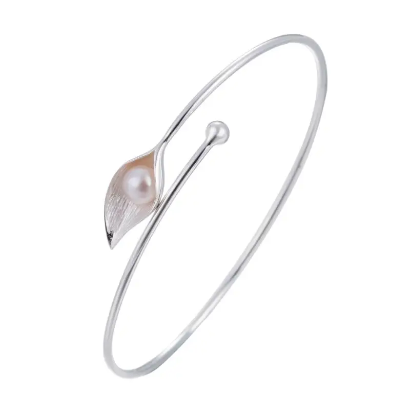Hfarich 925 Sterling Silver Bangle Bracelet for Women Adjustable Personalized Leaf cuff Bracelet Custom Pearl Jewerly Bangles
Hfarich 925 Sterling Silver Bangle Bracelet for Women Adjustable Personalized Leaf cuff Bracelet Custom Pearl Jewerly Bangles