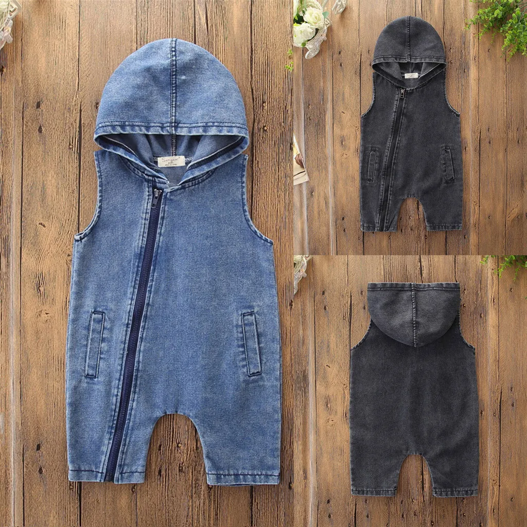 Perimedes Baby Boys Romper Jumpsuit Clothes Toddler Kids Baby Boys Outfits Clothes Denim Hooded Sleeveless Romper Jumpsuit
Perimedes Baby Boys Romper Jumpsuit Clothes Toddler Kids Baby Boys Outfits Clothes Denim Hooded Sleeveless Romper Jumpsuit