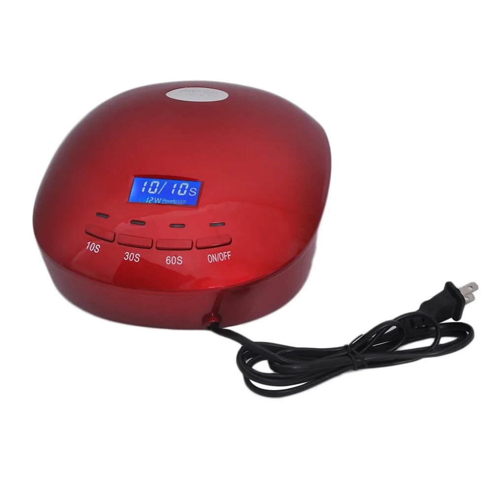 12W LED Nail Dryer Curing Lamp Machine Nail Art Tool Automatic Timer for UV Gel Nail Polish Fast Drying new
12W LED Nail Dryer Curing Lamp Machine Nail Art Tool Automatic Timer for UV Gel Nail Polish Fast Drying new