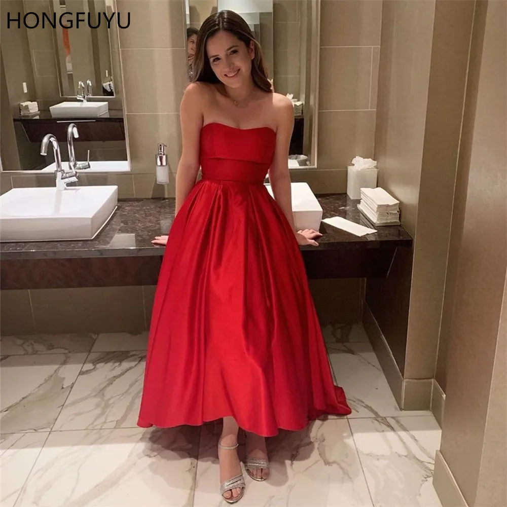 HONGFUYU Long Simple Red Evening Dress A-Line New 2019 Sweetheart Hi-Lo Sleeveless Party Dresses Maxi Women's Prom Evening Gowns
HONGFUYU Long Simple Red Evening Dress A-Line New 2019 Sweetheart Hi-Lo Sleeveless Party Dresses Maxi Women's Prom Evening Gowns