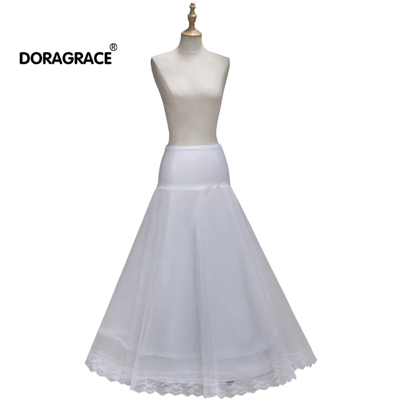 Doragrace 3 Layers Lace Edge Mermaid Petticoat Hoop Crinoline Underskirt Wedding Accessories Jupon Tulle Mariage
Doragrace 3 Layers Lace Edge Mermaid Petticoat Hoop Crinoline Underskirt Wedding Accessories Jupon Tulle Mariage