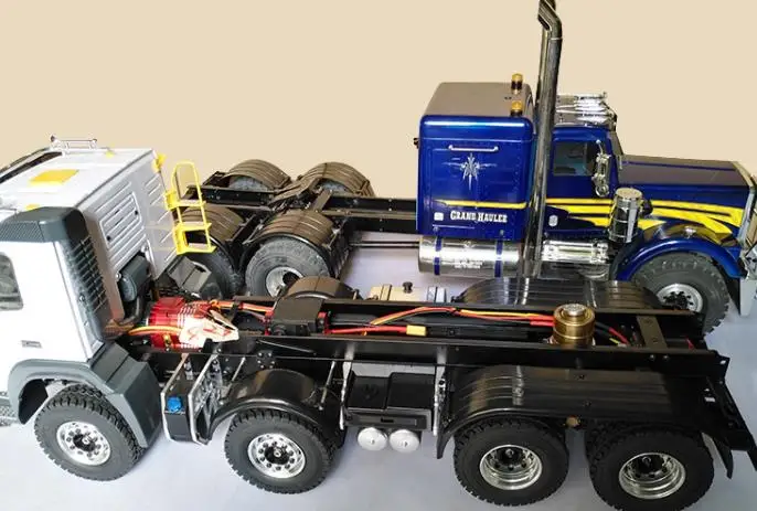 115 мм Колесная база подвеска большие шины 8*8 для тягача Tamiya 1/14 Benz 1851 SCA R620 R470 3363 RC8WD