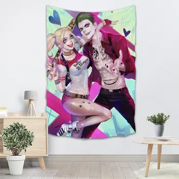 Custom Harley Quinn Wall Tapestry Home Decorations Wall Hanging Forest Tapestries For Bedroom Wall Carpet 130x150CM,100x150CM
Custom Harley Quinn Wall Tapestry Home Decorations Wall Hanging Forest Tapestries For Bedroom Wall Carpet 130x150CM,100x150CM