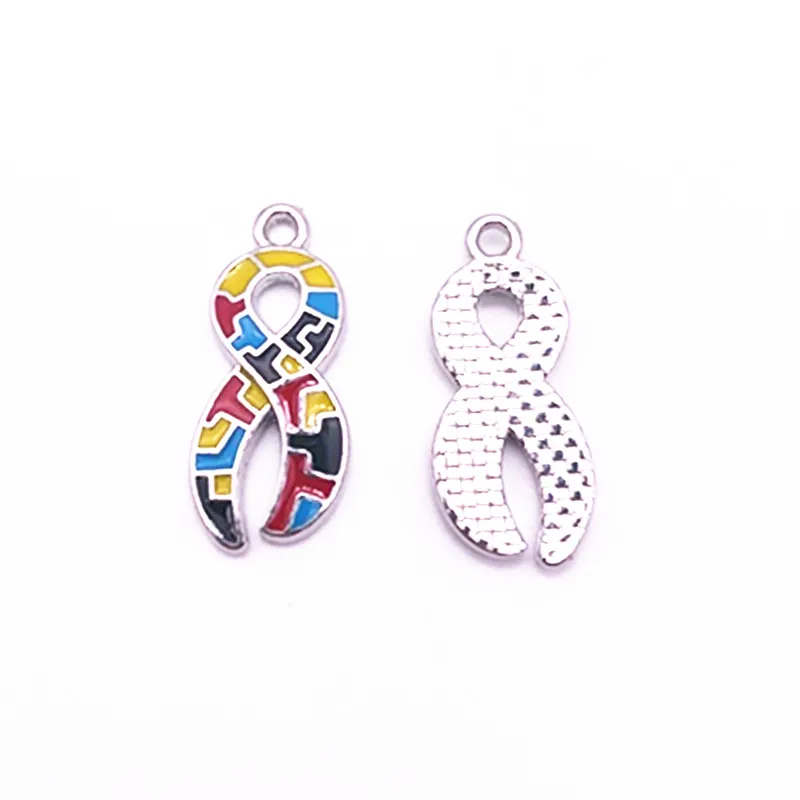 Enamel Cancer Awareness Ribbon Autism Awareness Jigsaw Puzzle Piece Charms Pendant Fit DIY Bracelet & Necklace Jewelry Making
Enamel Cancer Awareness Ribbon Autism Awareness Jigsaw Puzzle Piece Charms Pendant Fit DIY Bracelet & Necklace Jewelry Making