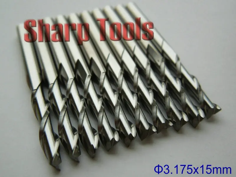 Speed! 1/8''x15MM Two Flute Solid Carbide Bits CNC Router Tools, Micro Spiral End Milling Cutter Wood Cutter for Mdf Milling Cut
Speed! 1/8''x15MM Two Flute Solid Carbide Bits CNC Router Tools, Micro Spiral End Milling Cutter Wood Cutter for Mdf Milling Cut