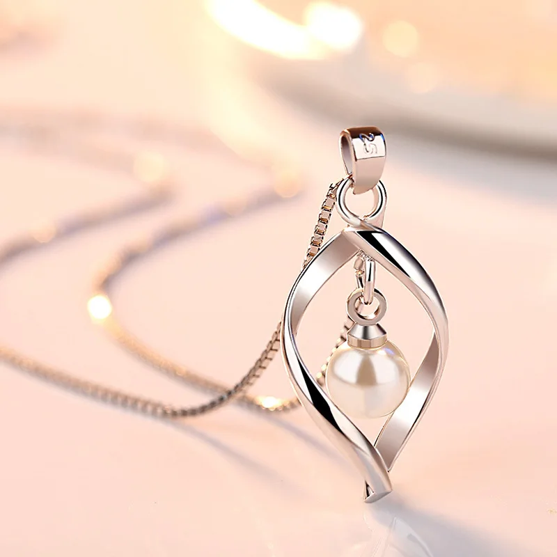 Hot Sale 925 Sterling Silver Necklace Box Chain Simulated Pearl Choker Necklaces & Pendants For Women Statement Jewelry
Hot Sale 925 Sterling Silver Necklace Box Chain Simulated Pearl Choker Necklaces & Pendants For Women Statement Jewelry