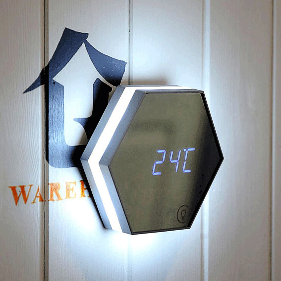 Lovely Electronic Multifunction LED Night Light Wall Clock Mirror Digital Display Alarm Clock Light-emitting Thermometer
Lovely Electronic Multifunction LED Night Light Wall Clock Mirror Digital Display Alarm Clock Light-emitting Thermometer