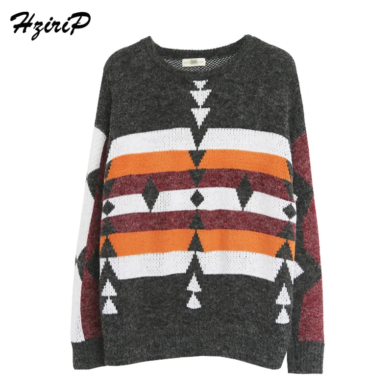 Hzirip Winter Warm Thick Geometric Fashion New O-Neck Women Sweater Pullovers Full Soft Cotton Woolen Knit Casual Lady Sweaters
Hzirip Winter Warm Thick Geometric Fashion New O-Neck Women Sweater Pullovers Full Soft Cotton Woolen Knit Casual Lady Sweaters