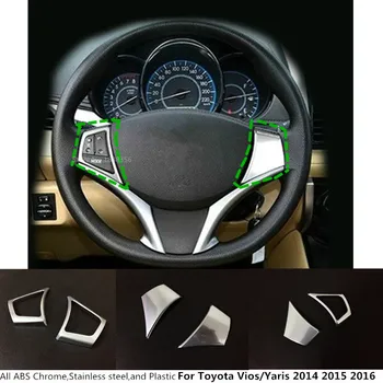 Car Detector Stick cover ABS Chrome Steering Wheel Interior Kit Trim Lamp Frame 2pcs For Toyota Vios/Yaris/sedan 2014 2015 2016
Car Detector Stick cover ABS Chrome Steering Wheel Interior Kit Trim Lamp Frame 2pcs For Toyota Vios/Yaris/sedan 2014 2015 2016