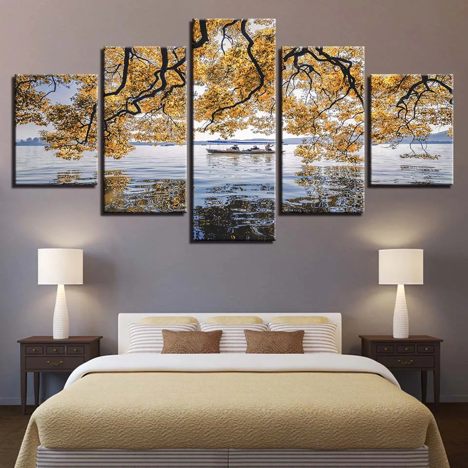 HD Prints Decor Room Modern Canvas 5 Pieces Tree And Ship On The Sea Painting Wall Art Modular Seascape Picture Poster Framework
HD Prints Decor Room Modern Canvas 5 Pieces Tree And Ship On The Sea Painting Wall Art Modular Seascape Picture Poster Framework