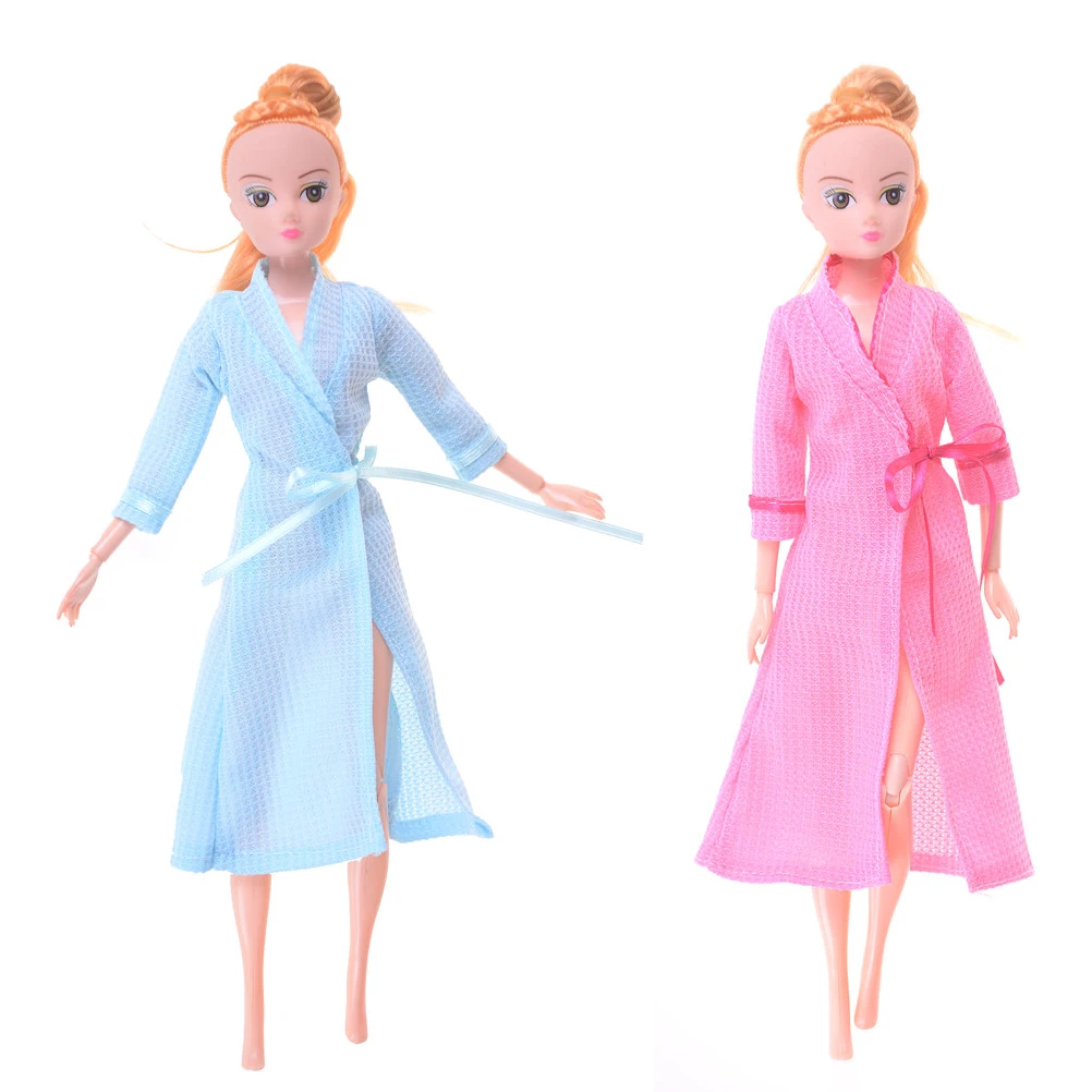 Bedroom Pajamas Robe Nighty Bathrobe Clothes For doll Dolls & Shorts Doll Accessories Child Toys Gift Sleepwear | Игрушки и хобби