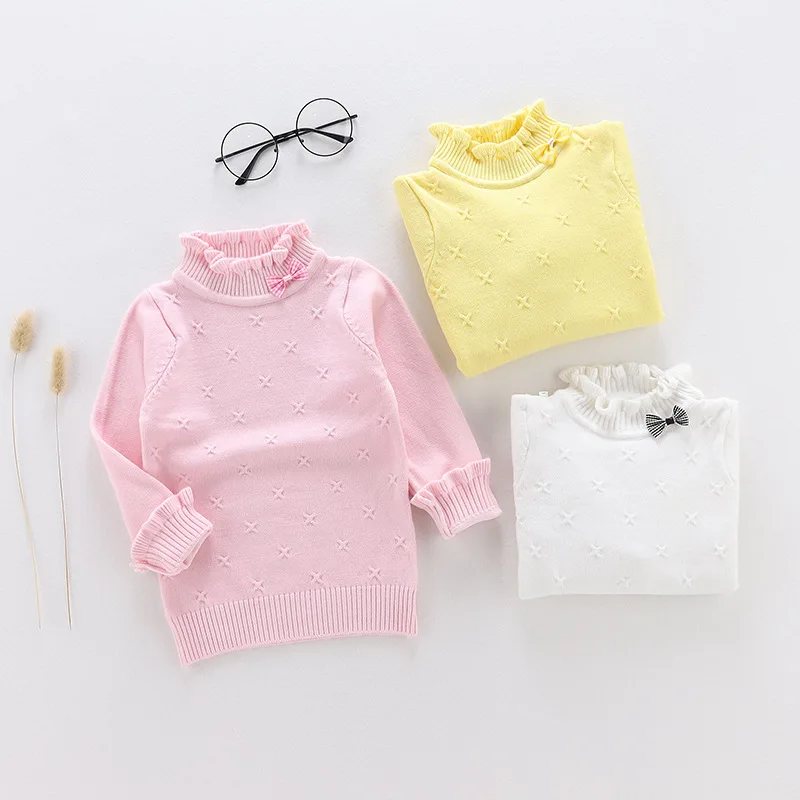 Fall 2018 Baby Kids Pullover Ribbed Knitting Sweater Pink White Black Yellow Gray Red Fashion Girl Children Clothes Sweaters
Fall 2018 Baby Kids Pullover Ribbed Knitting Sweater Pink White Black Yellow Gray Red Fashion Girl Children Clothes Sweaters