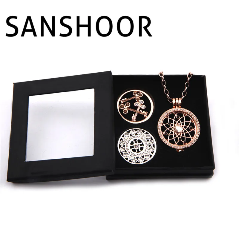 Somsoar Jewelry Box Set with 2pcs Deluxe Coin Disc moneda and 1 Set My Coin Pendant Necklace for Christmas gift
Somsoar Jewelry Box Set with 2pcs Deluxe Coin Disc moneda and 1 Set My Coin Pendant Necklace for Christmas gift