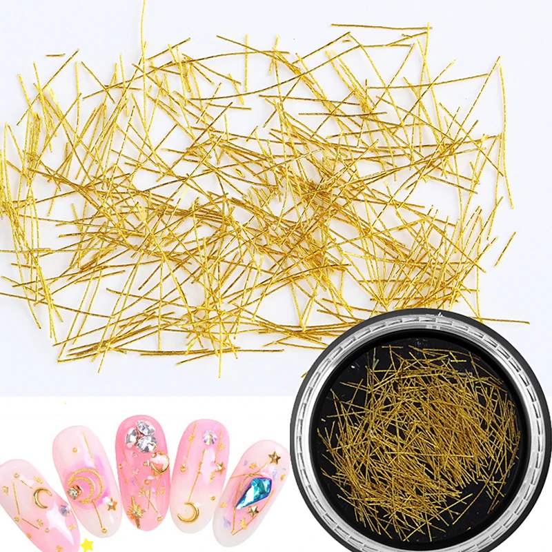 1 Box Metal Gold Line Shaped Rivet Nail Studs 3D Nail Art Decorations Gold Rivets Manicure Sticker Nail Art Studs CJS01-14-1
1 Box Metal Gold Line Shaped Rivet Nail Studs 3D Nail Art Decorations Gold Rivets Manicure Sticker Nail Art Studs CJS01-14-1