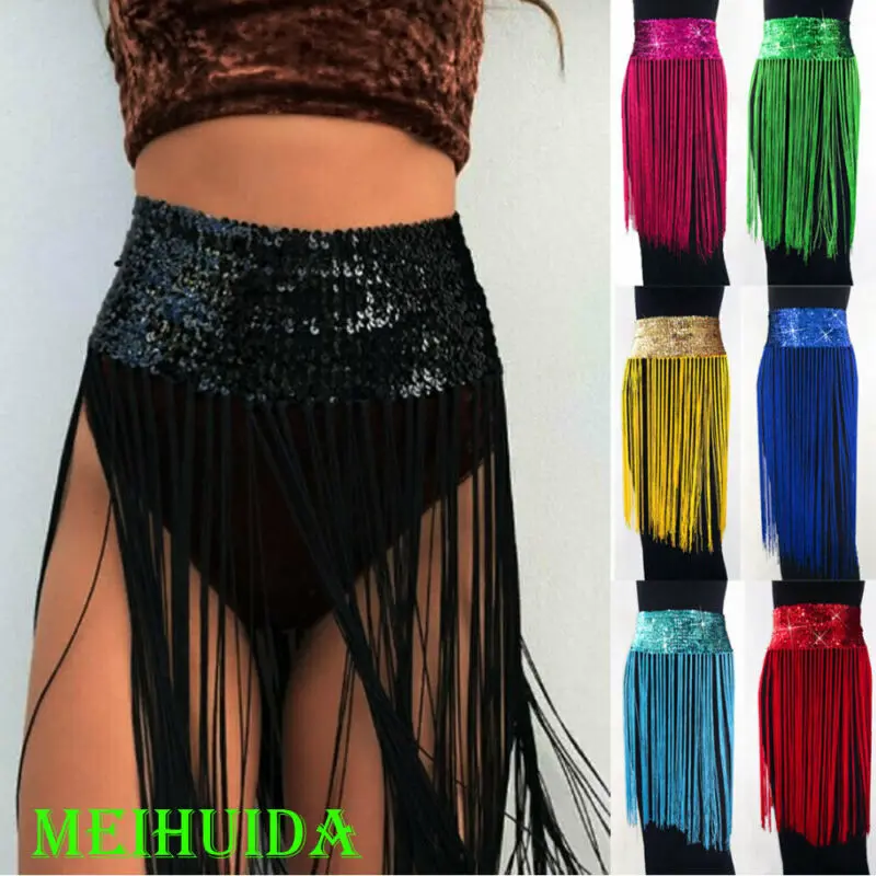 Women Sequin Belly Dance Mini Beach Dress Dancer Tassel Fringe Skirt Clubwear cheeky skirt fringe bottoms Sheer Long Maxi Skirts
Women Sequin Belly Dance Mini Beach Dress Dancer Tassel Fringe Skirt Clubwear cheeky skirt fringe bottoms Sheer Long Maxi Skirts