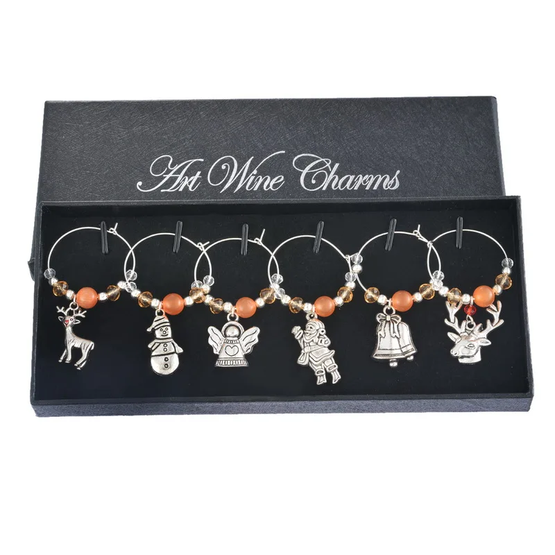 1Box Orange Crystal Christmas Collection Enamel Pendant Wine Charms Christmas Dinner Table Decoration New Year
1Box Orange Crystal Christmas Collection Enamel Pendant Wine Charms Christmas Dinner Table Decoration New Year