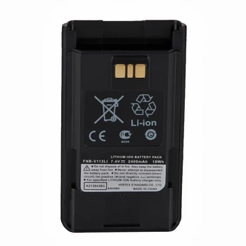 YIDATON Dc7.4v 2400 mah li-ion FNB-V113LI for VX450/VX451/VX454/VX459 walkie talkie radio
YIDATON Dc7.4v 2400 mah li-ion FNB-V113LI for VX450/VX451/VX454/VX459 walkie talkie radio