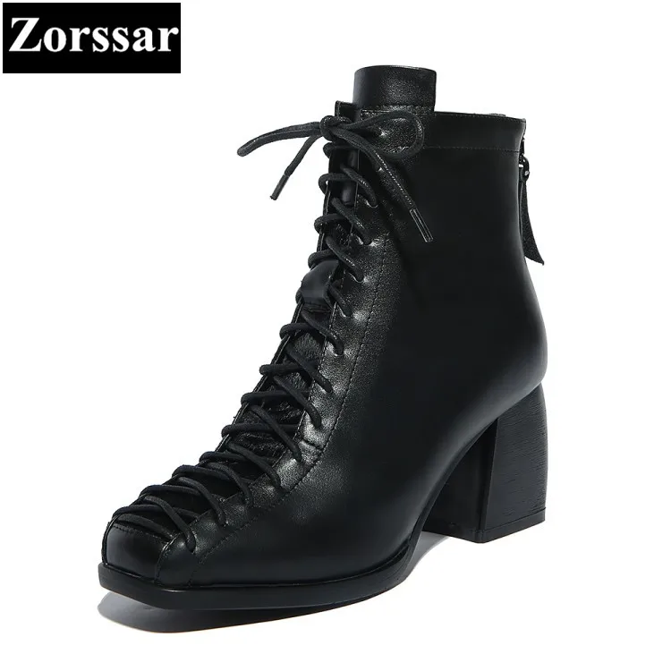 {Zorssar} 2018 NEW Fashion Women Boots High heels Square Toe Thick Heel ankle Martin boots large size womens shoes winter boots
{Zorssar} 2018 NEW Fashion Women Boots High heels Square Toe Thick Heel ankle Martin boots large size womens shoes winter boots