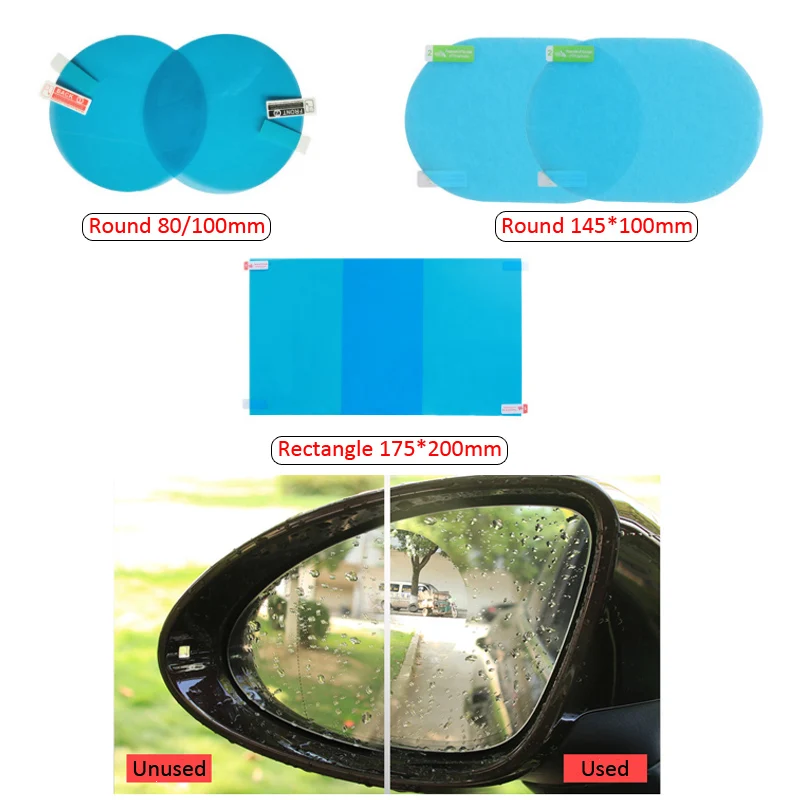 1 Pair Car Rearview Mirror Glass Rainproof Anti-fog Film Side Window Glass Waterproof Rainproof Protective Film
1 Pair Car Rearview Mirror Glass Rainproof Anti-fog Film Side Window Glass Waterproof Rainproof Protective Film