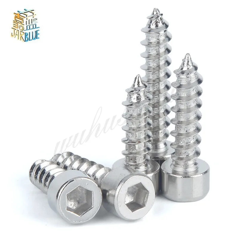 Hexagon Socket Screws Wooden Screws Furniture Sliding Door Self Tapping Screws Hardened M5*16/18/20/25.../45/50
Hexagon Socket Screws Wooden Screws Furniture Sliding Door Self Tapping Screws Hardened M5*16/18/20/25.../45/50