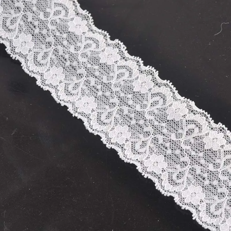 5 yard/lot wedding decoration 5cm width White Flower pattern Embroidered Lace Fabric Trim Ribbon Garment Accessories CP1372
5 yard/lot wedding decoration 5cm width White Flower pattern Embroidered Lace Fabric Trim Ribbon Garment Accessories CP1372