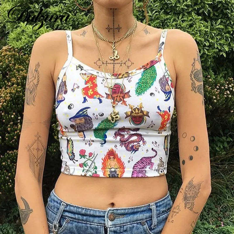 Dulzura 2019 summer women crop top tops camis clothes print cute streetwear festival ladies skinny backless sleeveless
Dulzura 2019 summer women crop top tops camis clothes print cute streetwear festival ladies skinny backless sleeveless
