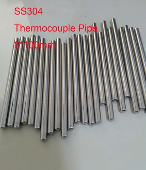 Customized 8mm*100mm One End Round Head Grade A Quality SS304 Thermocouple Protection Pipe fittings, 50 pcs / lot
Customized 8mm*100mm One End Round Head Grade A Quality SS304 Thermocouple Protection Pipe fittings, 50 pcs / lot