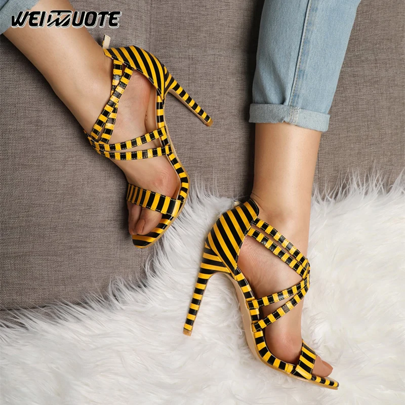 Striped Sexy Woman Pumps High Heels Sandals Zebra pattern Shoes Women Ladies shoes open toe Heels sandales femme 2018 nouveau
Striped Sexy Woman Pumps High Heels Sandals Zebra pattern Shoes Women Ladies shoes open toe Heels sandales femme 2018 nouveau
