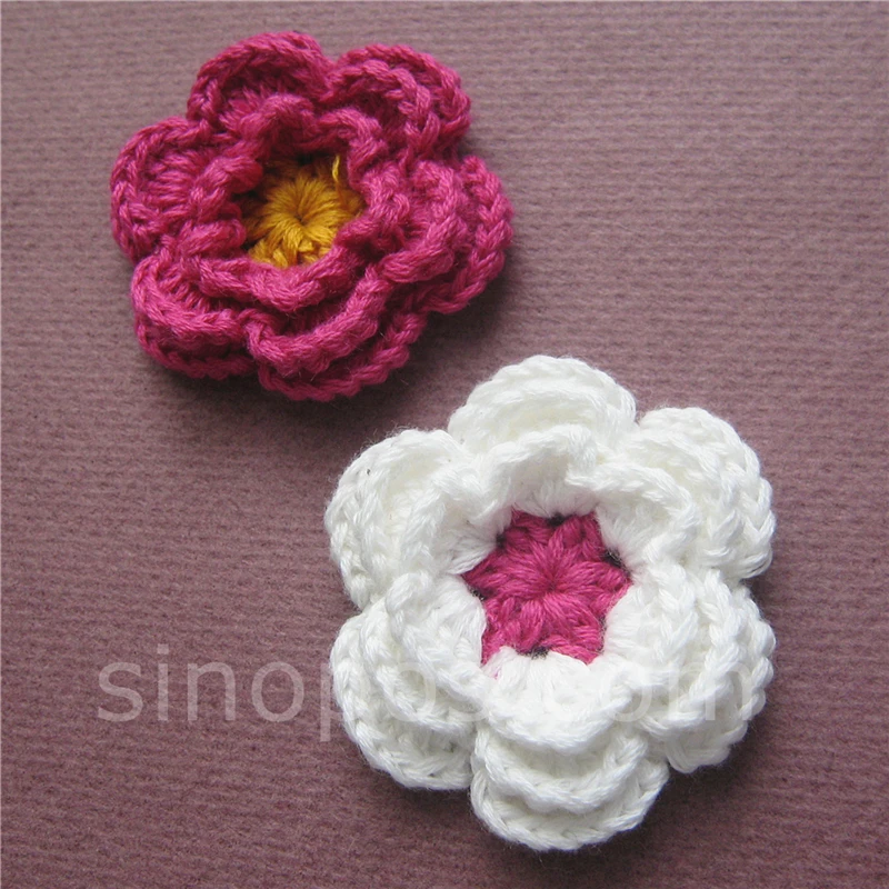Handmade Crochet Plum Flowers 48mm, quilting scrapbook DIY 3D craft cotton fabric cap shoes skirt sew-on patchwork accessories
Handmade Crochet Plum Flowers 48mm, quilting scrapbook DIY 3D craft cotton fabric cap shoes skirt sew-on patchwork accessories
