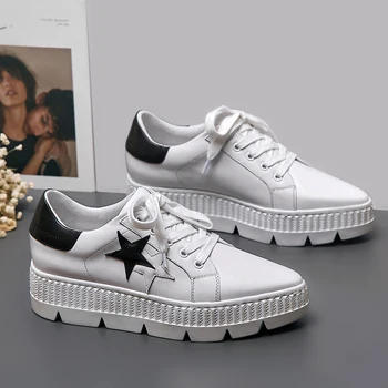 Women's genuine leather platform flats sneakers leisure soft comfortable espadrilles spring new loafers high quality shoes sale
Women's genuine leather platform flats sneakers leisure soft comfortable espadrilles spring new loafers high quality shoes sale