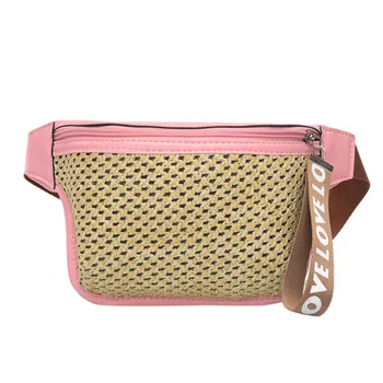 Summer Straw Waist Pack Belt Women Mobile Phone Fanny Pack Purse Grass Handmade Rattan Women Holiday Beach Chest Bag #40
Summer Straw Waist Pack Belt Women Mobile Phone Fanny Pack Purse Grass Handmade Rattan Women Holiday Beach Chest Bag #40
