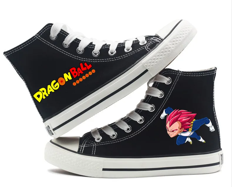 Anime Dragonball Super Vegeta Goku Printed Canvas Shoes Casual Sneakers Men Women High Top Espadrilles Boy Girl All-season Shoes
Anime Dragonball Super Vegeta Goku Printed Canvas Shoes Casual Sneakers Men Women High Top Espadrilles Boy Girl All-season Shoes